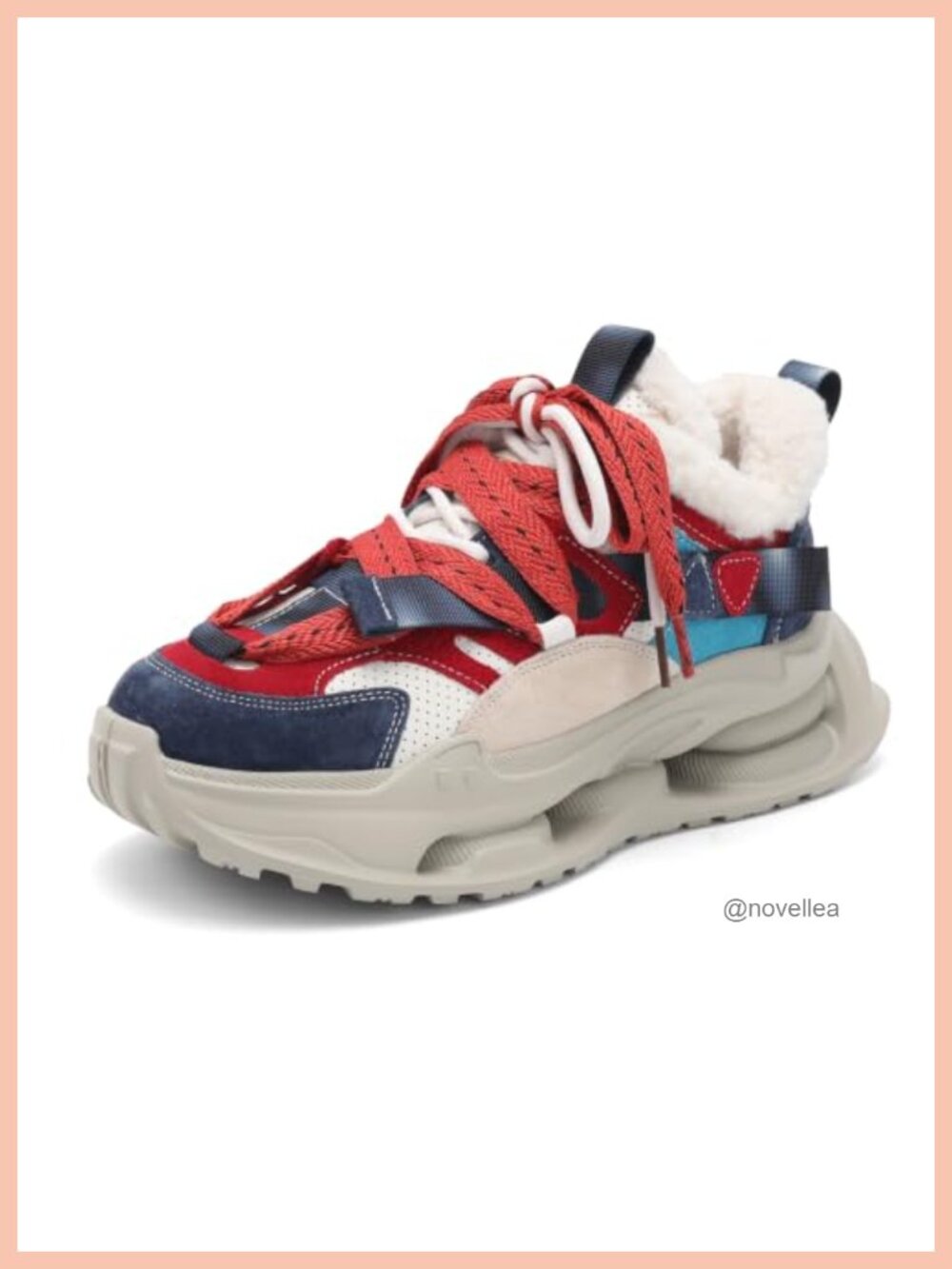 Womens Platform Sneakers Chunky Orthopedic Wedge Lace Up Walking Shoes